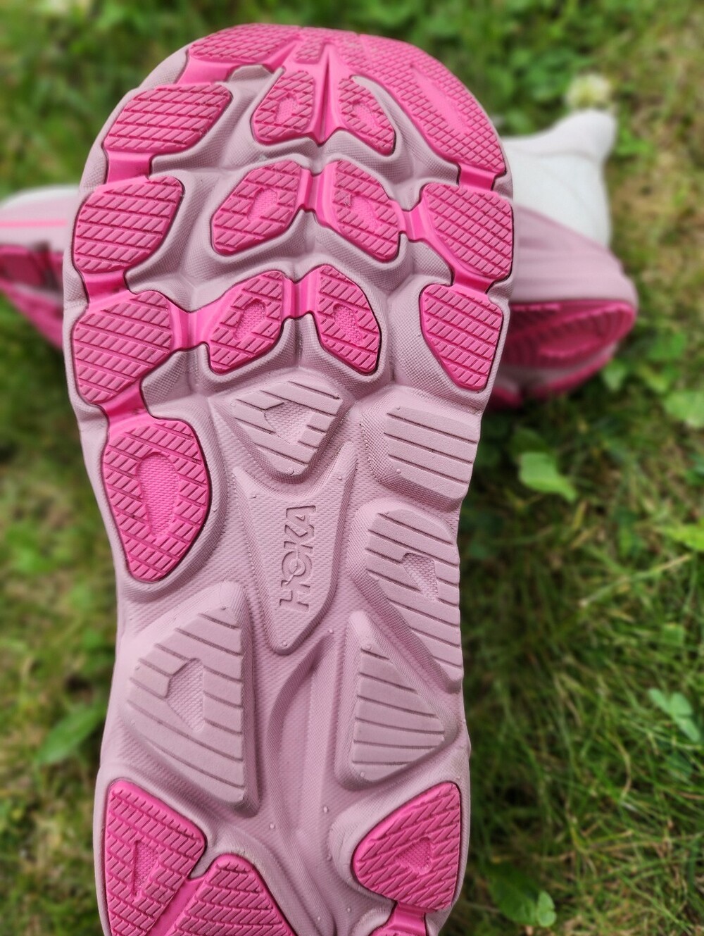 Sz 9.5B - Women's Hoka Clifton 10 Rose Cream Running Shoes - Picture 10 of 16